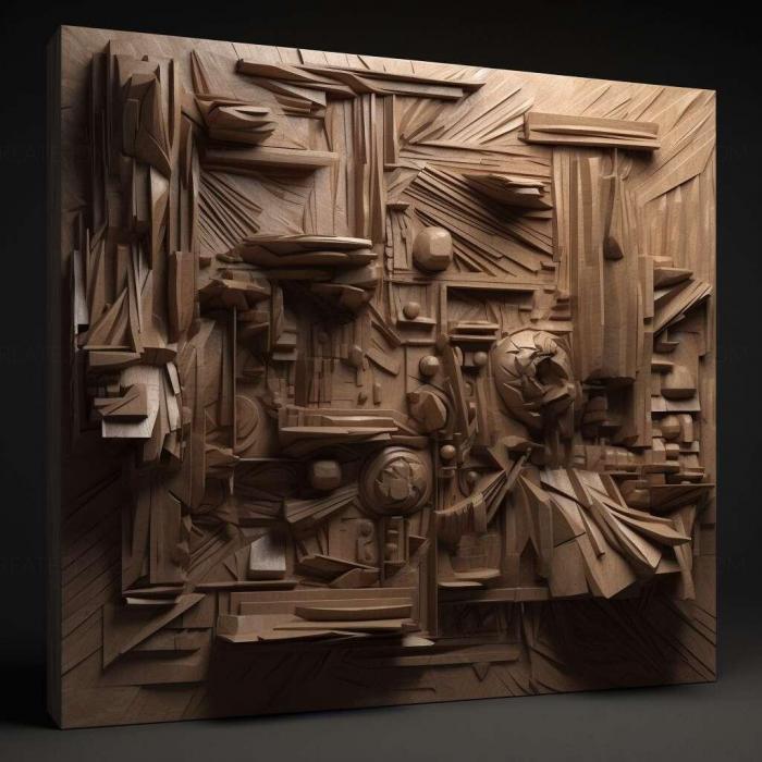 نموذج ثلاثي الأبعاد لآلة CNC 3D Art 